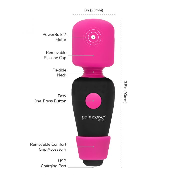 BMS - PalmPower Pocket - Rechargeable Mini Massager