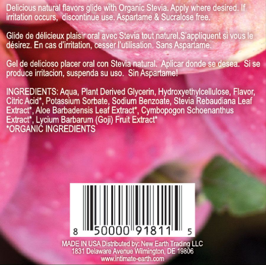 Intimate Earth - Oral Pleasure Glide - Cheeky Apples