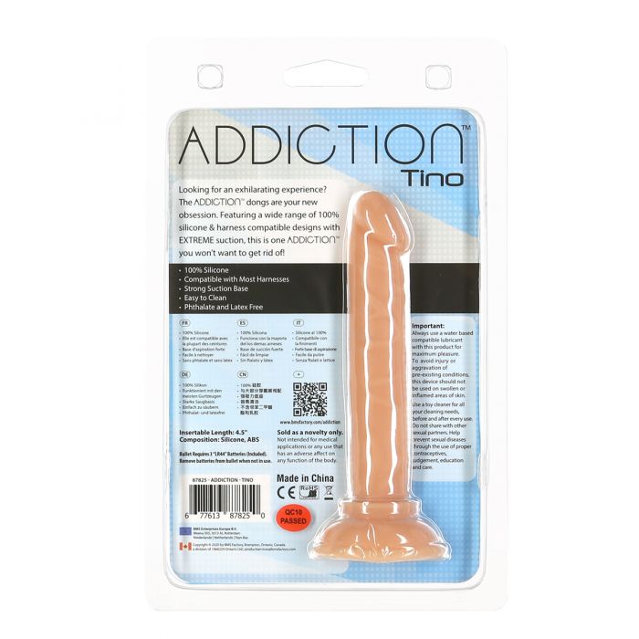 Addiction Tiro 5.25" Silicone Dildo