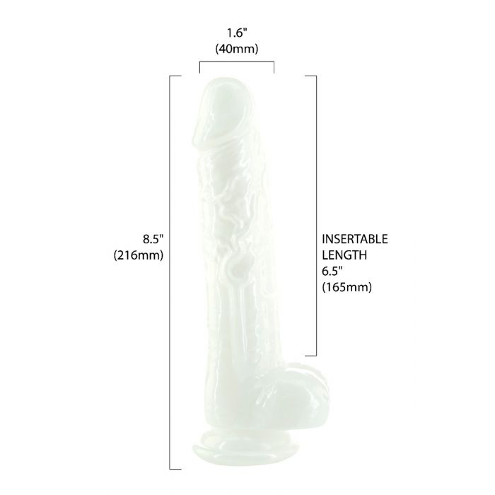 Pearl by Addiction 8.5" Dildo with Balls