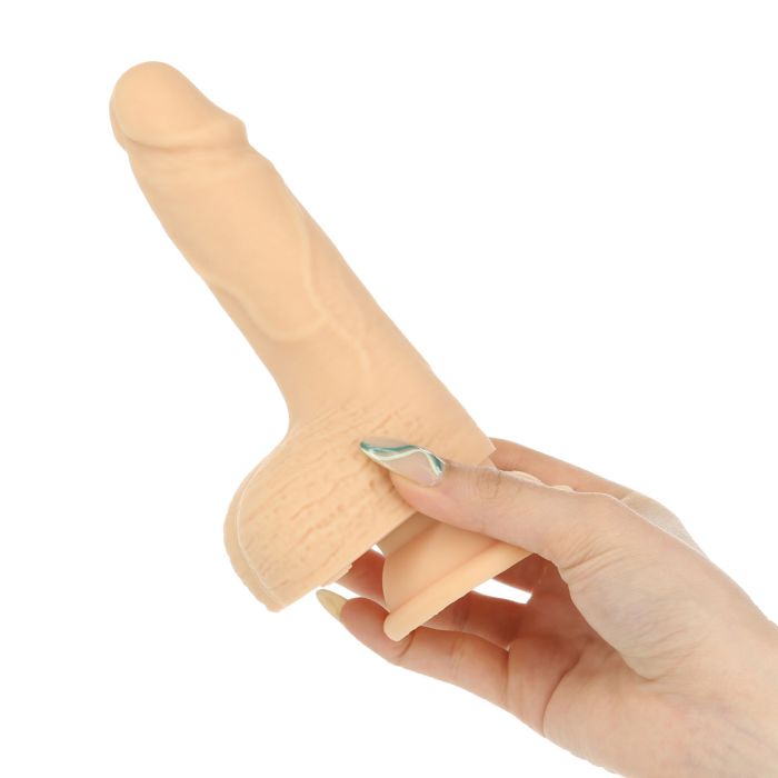 Naked Addiction 6.5" Thrusting Dong with Remote - Vanilla