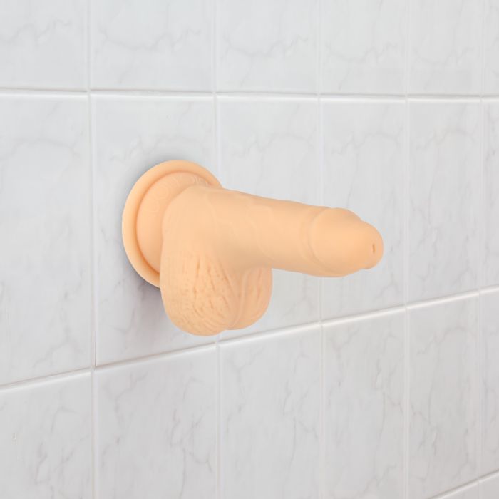 Naked Addiction 6.5" Thrusting Dong with Remote - Vanilla