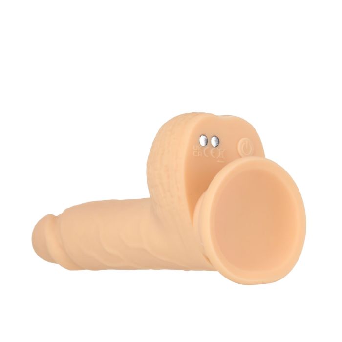 Naked Addiction 6.5" Thrusting Dong with Remote - Vanilla