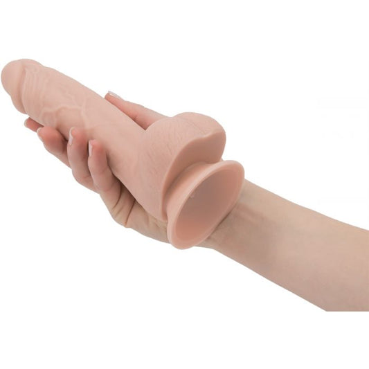 Addiction Mark 7.5" Dildo with Balls - Beige