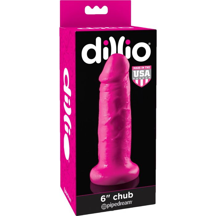 Dillio 6" Chub Dildo - Pink
