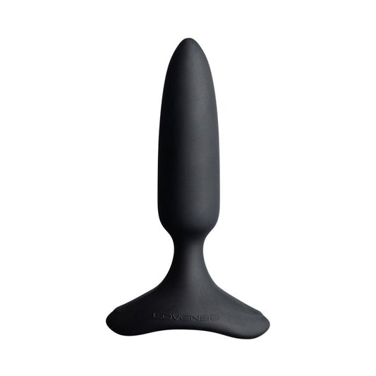 Lovense Hush 2 Vibrating Bluetooth® Remote-Controlled Butt Plug – 1” – Black