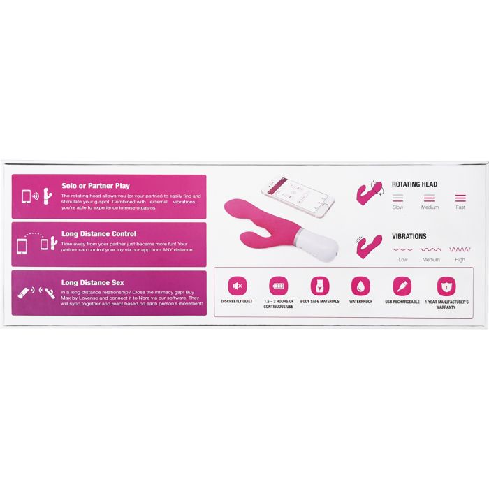 Lovense – Nora – Bluetooth Rabbit Vibrator