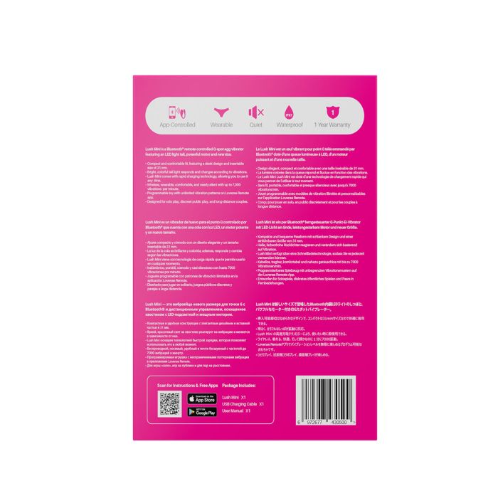 Lovense Lush Mini Remote Control Vibrator