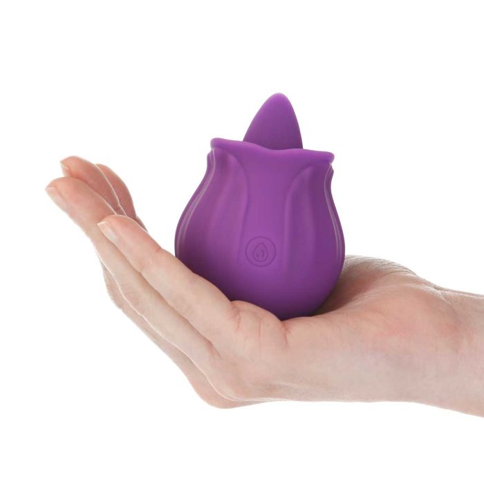 Happy Meeting - Rose Flickering Tongue Vibrating Clitoral Stimulator