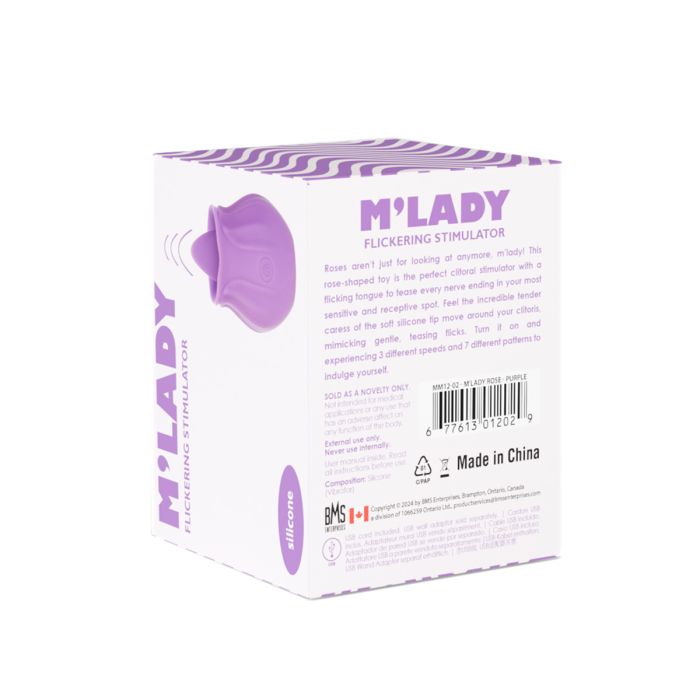 Happy Meeting - Rose Flickering Tongue Vibrating Clitoral Stimulator