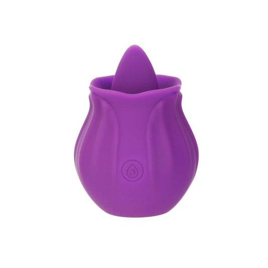 Happy Meeting - Rose Flickering Tongue Vibrating Clitoral Stimulator