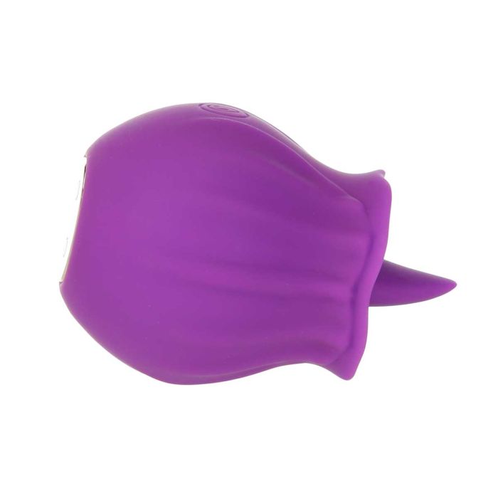 Happy Meeting - Rose Flickering Tongue Vibrating Clitoral Stimulator