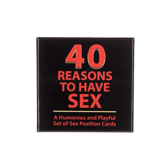 40 Reasons to Have Sex
