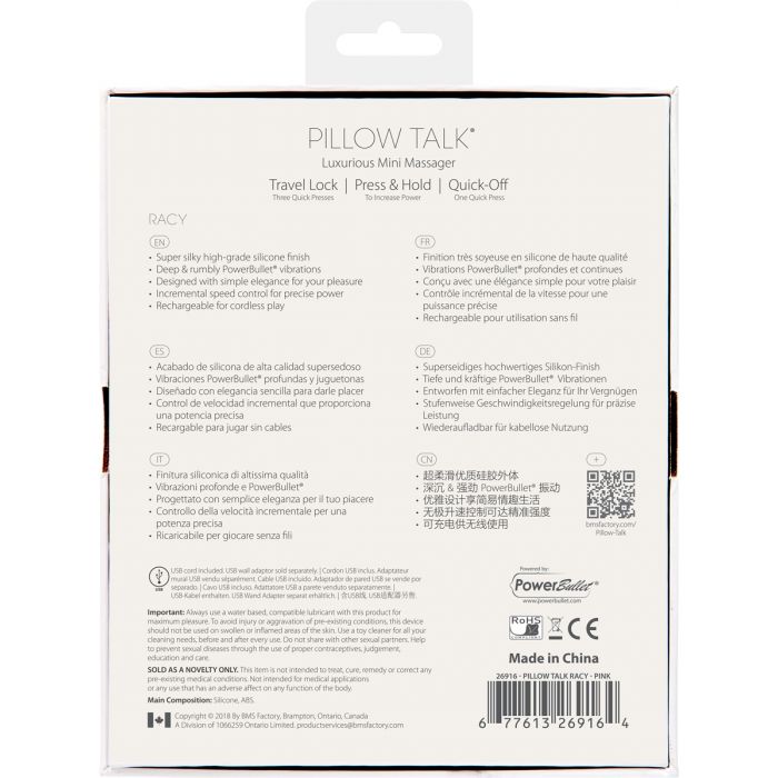 Pillow Talk Charging Cord-Pillow Talk Racy