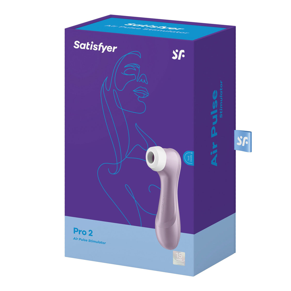 Satisfyer - Pro 2 Next Generation - Air Pulse Stimulator - Violet, Blue