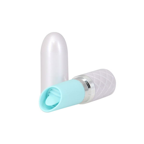 Pillow Talk Lusty Luxurious Flickering Massager - Teal, Pink