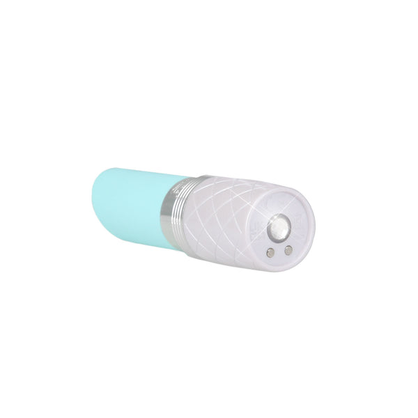 Pillow Talk Lusty Luxurious Flickering Massager - Teal, Pink