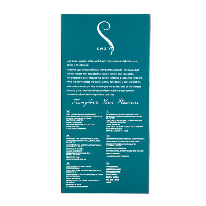 BMS – The Monarch Swan® - Transform With A Twist Vibrator & Stimulator