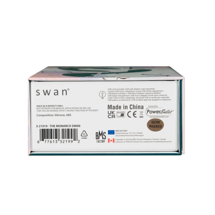 BMS – The Monarch Swan® - Transform With A Twist Vibrator & Stimulator