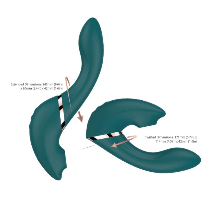 BMS – The Monarch Swan® - Transform With A Twist Vibrator & Stimulator