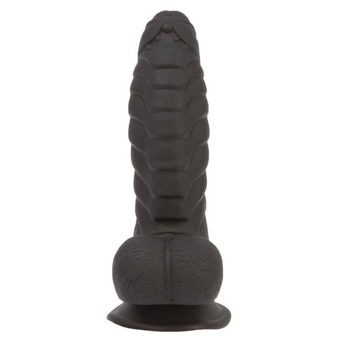 Addiction Ben 7" Dildo with Balls - Black