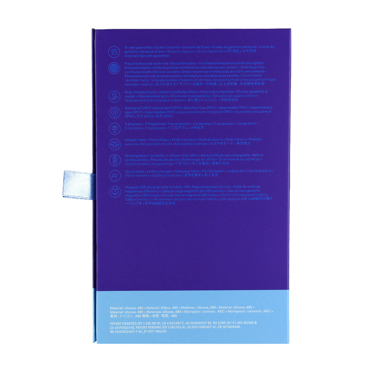 Satisfyer - Pro 2 Next Generation - Air Pulse Stimulator - Violet, Blue