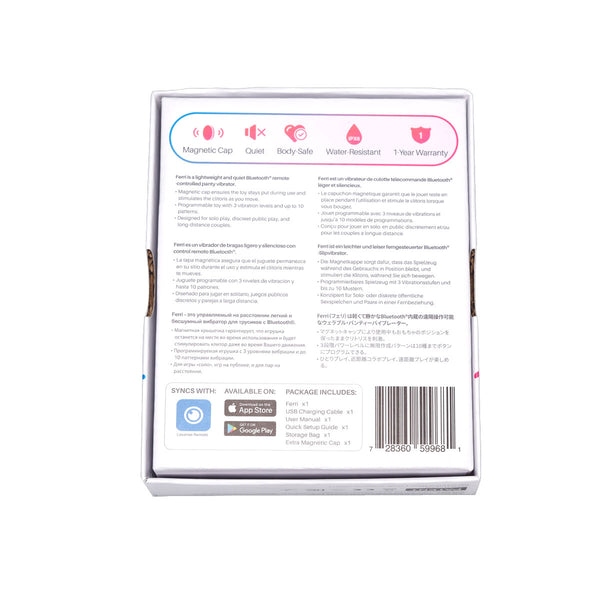 Lovense Ferri – Bluetooth Remote-Controlled Panty Vibrator – Pink