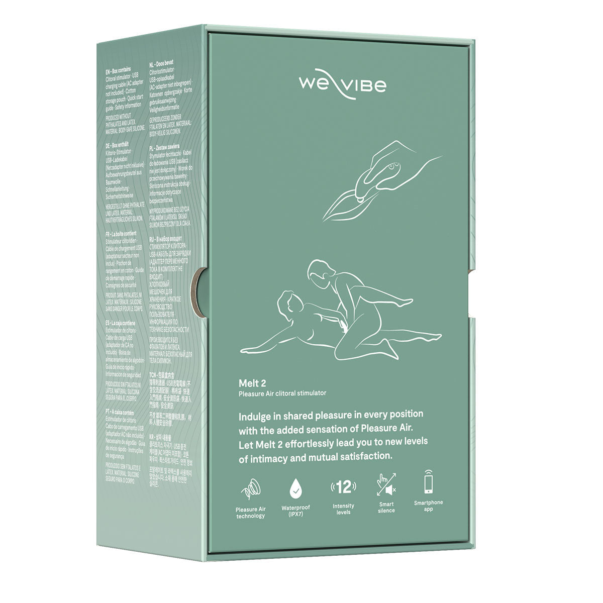 We‑Vibe Melt 2 - Air Pulse Clitoral Stimulator - Sage