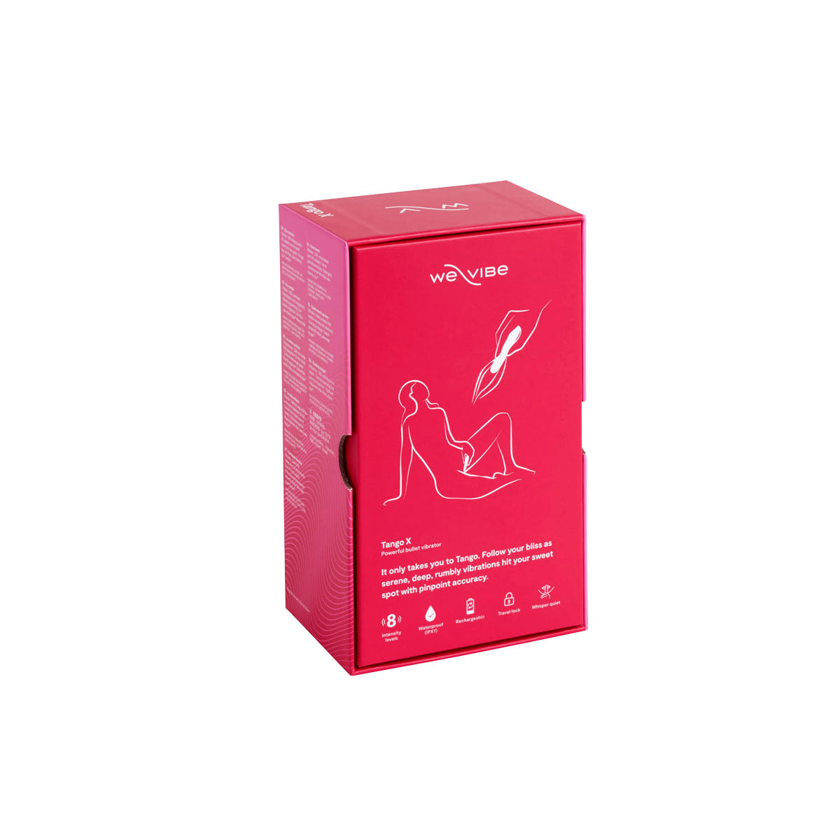 We-Vibe Tango X – Bullet Vibrator – Rechargeable – Cherry Red, Midnight Blue
